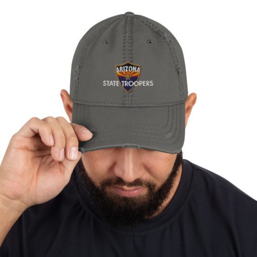 Color Shield - Distressed Dad Hat - Image 2