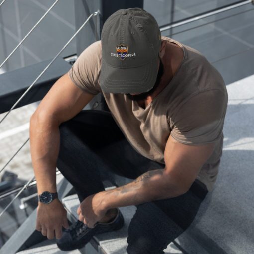 Color Shield - Distressed Dad Hat - Image 11