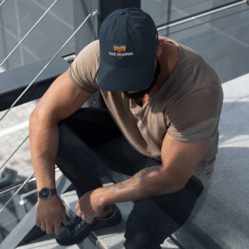 Color Shield - Distressed Dad Hat - Image 9