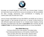 Thank you to Arrowhead BMW.