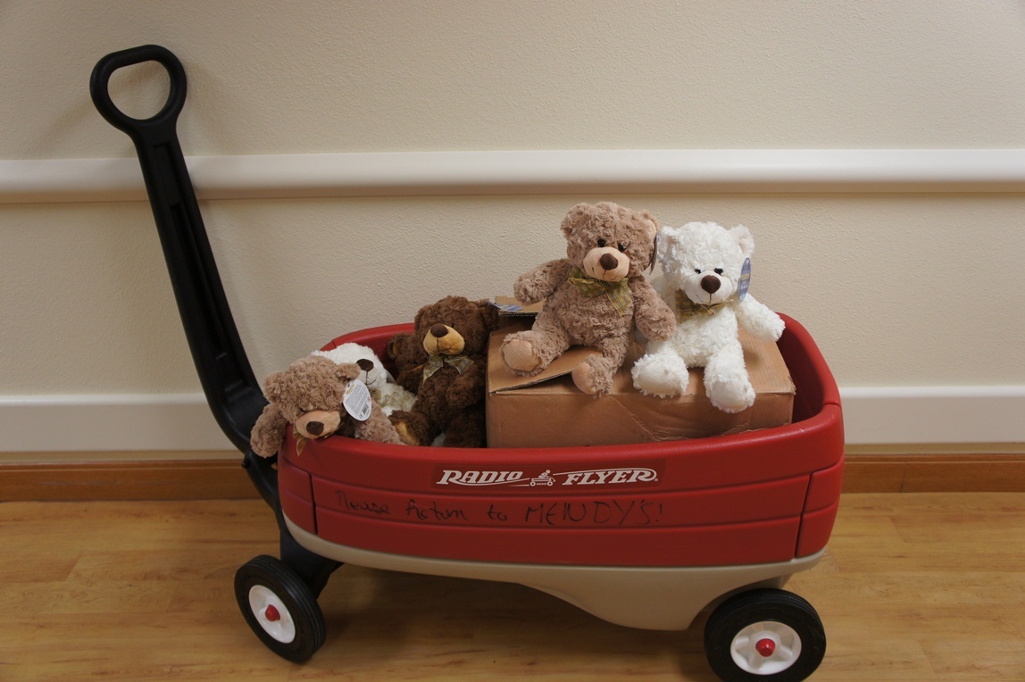 Christmas Bear Delivery Wagon