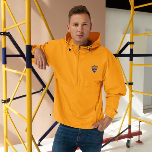 Color Shield - Embroidered Champion Packable Jacket - Image 9