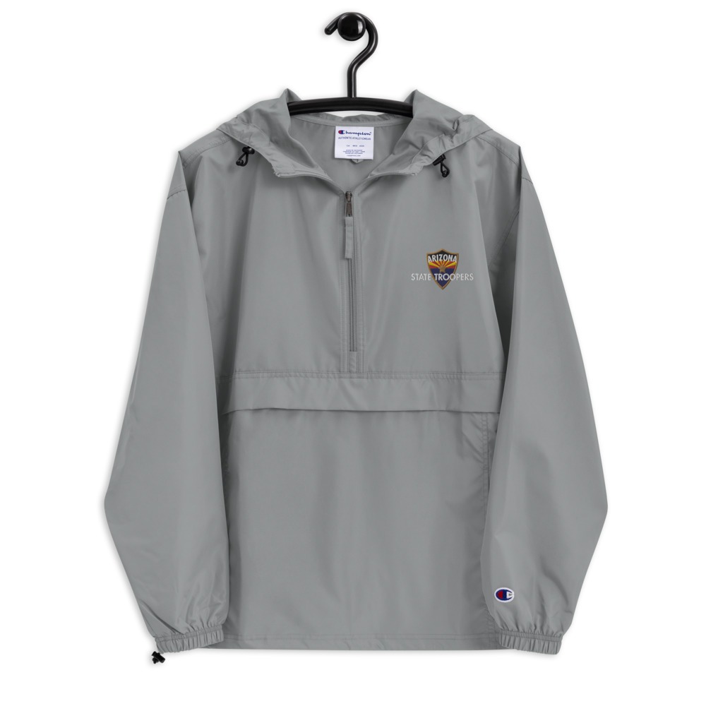 Color Shield - Embroidered Champion Packable Jacket - Image 2