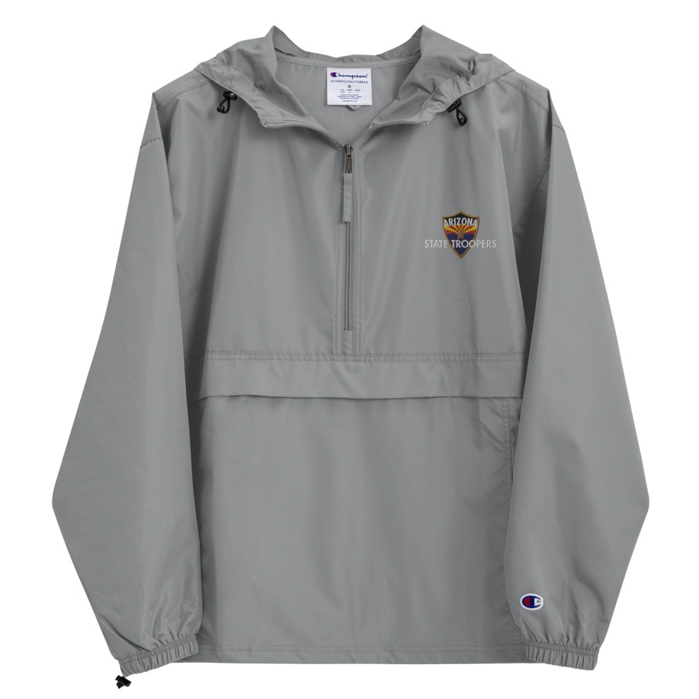 Color Shield - Embroidered Champion Packable Jacket - Image 6