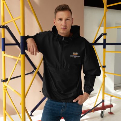 Color Shield - Embroidered Champion Packable Jacket