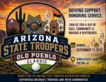 🌟 **Join Us for the Old Pueblo Classic!** 🌟
We’re excited to welcome you to the **Old Pueblo Classic** charity golf tournament on **September 13, 2026**! 🏌️‍♂️🏌️‍♀️

This incredible event will take place at the beautiful **Sewailo Golf Club** and benefits the **Arizona State Troopers Association Charities**, supporting our brave troopers and their families. 

Get ready for a fantastic day filled with golf, camaraderie, and community spirit! Whether you're a seasoned golfer or just looking to have fun, this tournament promises an unforgettable experience.

🔗 [Link to Register] https://ow.ly/MpYA50Zmfip

**🗓️ Event Details:**
- **Date:** September 13, 2026
- **Location:** Sewailo Golf Club
- **Cost:** $160-$185 per player

**📅 Schedule:**
- Registration & Check-in: 6:00 AM
- Shotgun Start: 7:30 AM

Let’s come together to support our heroes and make a difference in our community. We can’t wait to see you there! 

#OldPuebloClassic #AZTroopers #CharityGolf #SupportOurTroopers #GolfForACause