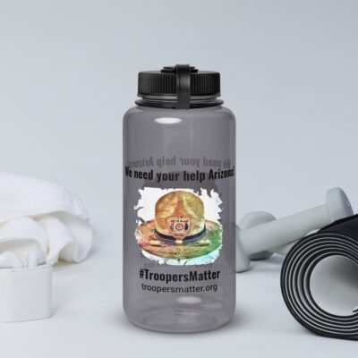 #troopersmatter - Wide mouth plastic water bottle