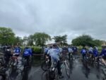 The Police Unity Tour is a four-day bicycle ride from New Jersey to Washington, DC to raise public awareness about law enforcement officers who have died in the line of duty, and to ensure that their sacrifice is never forgotten. The Police Unity Tour is the sponsor of the National Law Enforcement Museum’s Hall of Remembrance, the Memorial Fund’s Officer of the Month Award, and other special programs. It has donated more than $37.5 million since its inception.

This year we were proud to support Andrea Rebel on her ride in the event. Andrea is the granddaughter of Ed Rebel, a fallen Arizona Highway Patrol Officer. She has sent us pictures from her adventure…

51 miles - 1936ft of elevation gain... Down pour rain alllllll day and high was 52 degrees
Me with other survivors - Scott Gaboury who rode for his father Sergeant Gary Gaboury of Vermont State Police EOW 5.12.92, Karen Ritter who rode for her son Jamieson Ritter of Cleveland PD. 
Me with CHP Motors... Me with Marta Mroczkowski MCSO widow who lost her husband Miroslaw Mroczkowski EOW 7.15.2020 and our escorts from our Police Unity Tour Team Vegas - both officers are from North Las Vegas Police Dept.