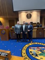 President Hawkins and grievance chairman Sergeant Nelson met with the Senate President today to discuss the needs of our members. President Petersen has always shown support for the men and women of the Department of Public Safety. We look forward to working with the President this coming legislative session.