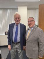 President Hawkins met with Senator John Kavanagh, the Senate Majority Leader. They had conversations about the needs of our members and the Senator's continued support. We informed him we will be running a bill for an additional 10% pay modification for all of our members.